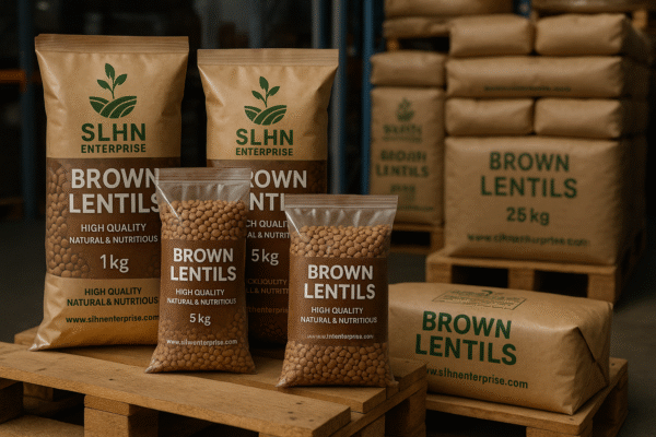 Brown Lentils – Premium Quality Pulses for Food & Nutrition