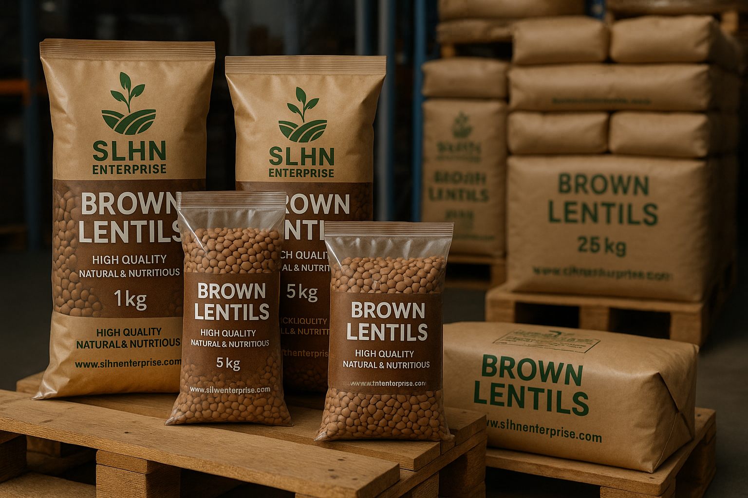 Brown Lentils – Premium Quality Pulses for Food & Nutrition