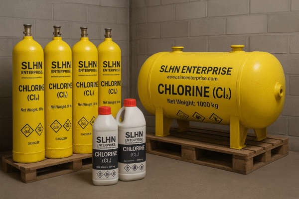 Chlorine (Cl₂) – High-Purity Gas for Water Treatment & Industrial Applications