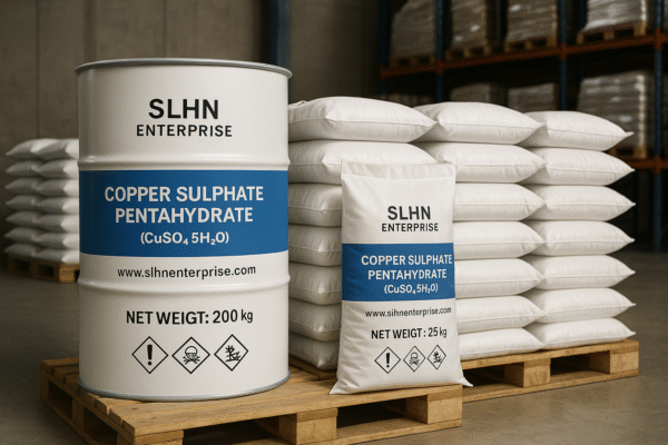 Copper Sulphate Pentahydrate (CuSO₄·5H₂O) – High-Purity Grade for Agriculture, Feed & Industrial Use