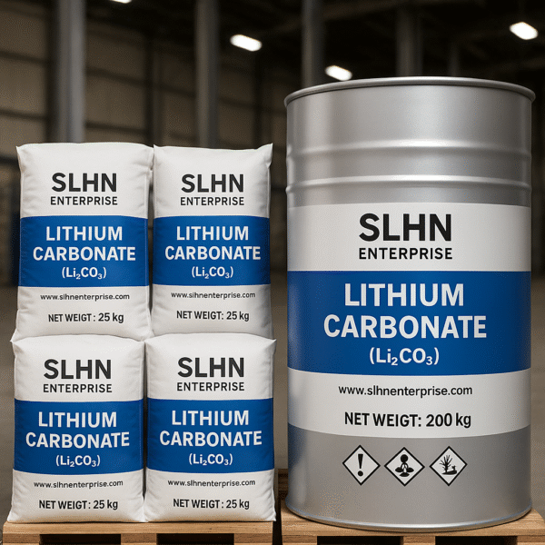 Lithium Carbonate (Li₂CO₃) – High-Purity Grade for Batteries, Pharma & Industrial Applications